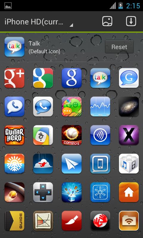 iPhone HD Go Apex ADW Theme