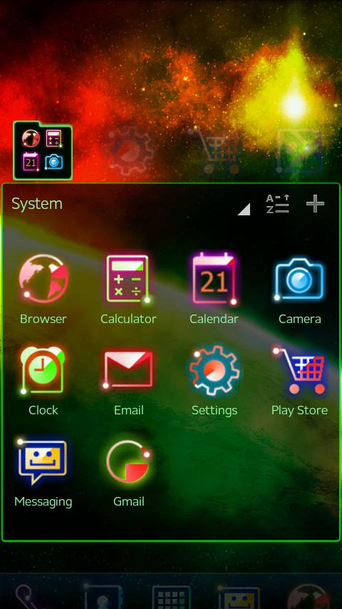 Fancy Light GO Launcher Theme