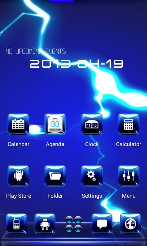 Blue Sky for Next Launcher 3D