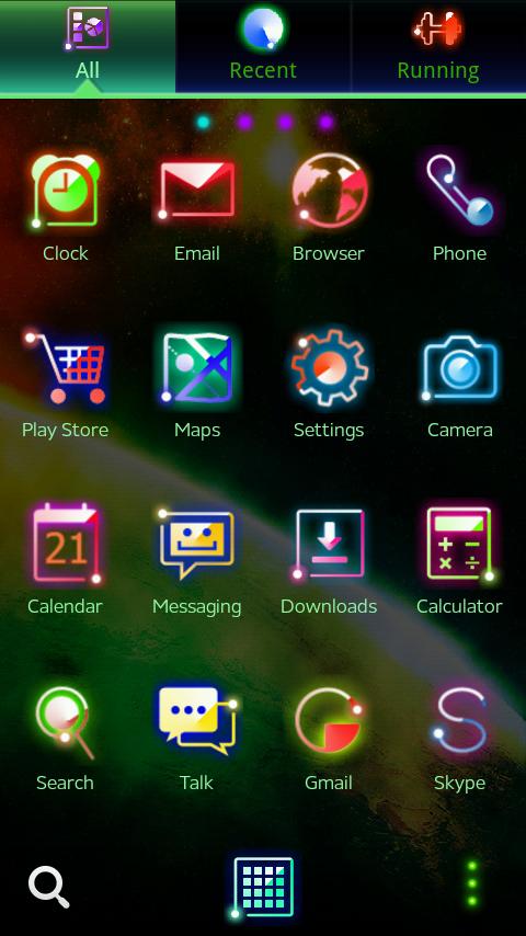 Fancy Light GO Launcher Theme