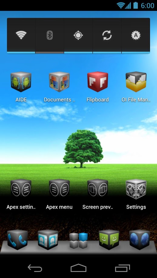 Cube Theme 4 Apex Launcher