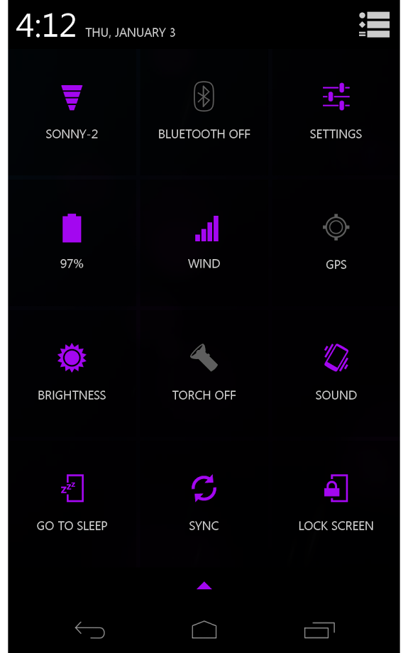 Violet (CM10 AOKP Theme)