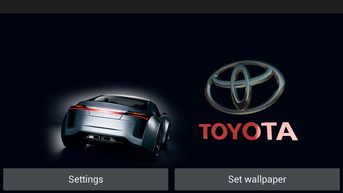 3D TOYOTA Logo HD LWP