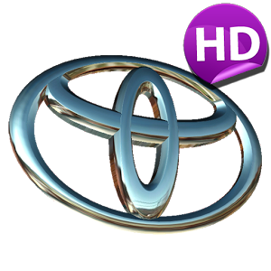 3D TOYOTA Logo HD LWP 1.0.2