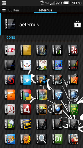 Aeternus icons apex nova adw