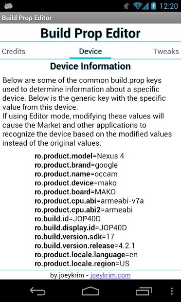 Build Prop Editor