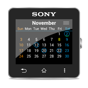 Calendar for SmartWatch 2 1.103.20131126