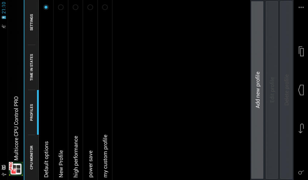 CPU Performance Control PRO