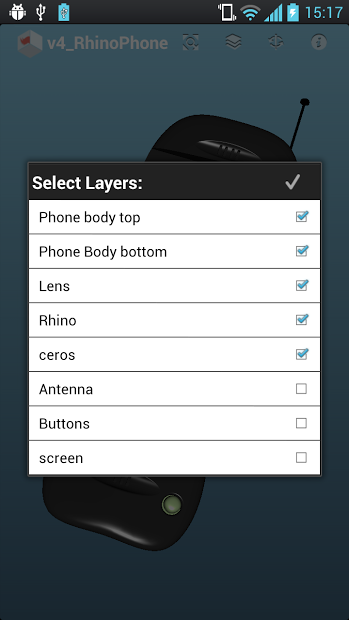 Droid Rhino - 3DM Model Viewer