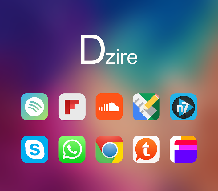 Dzire IOS 7 Theme Apex Nova GO