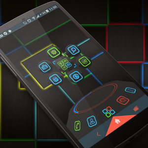 Glowing Next Launcher 3D Theme 2.0.0