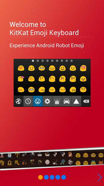 KitKat Emoji Keyboard Pro