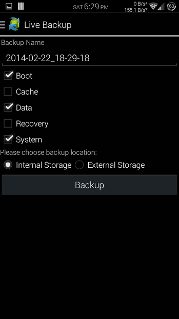 Live Backup (ROOT)