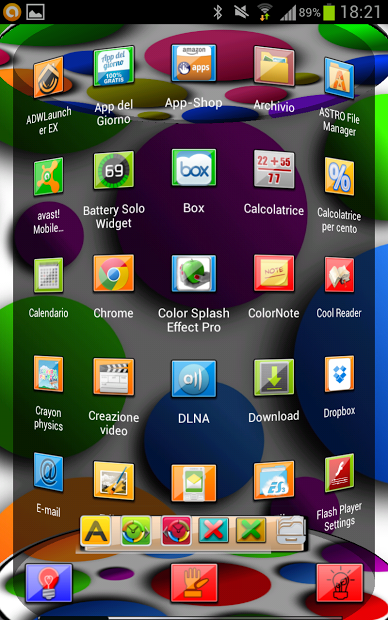 Neon Next Launcher 3D Theme