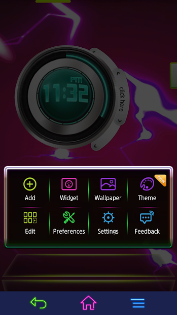 Next Launcher Aurora 3D Theme