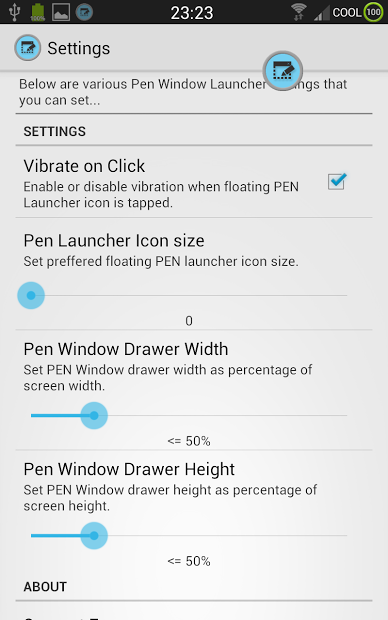 PEN Window Launcher