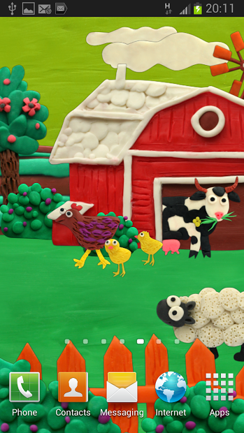 Plasticine Farm Live wallpaper