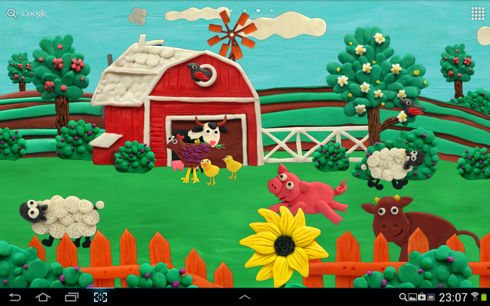 Plasticine Farm Live wallpaper