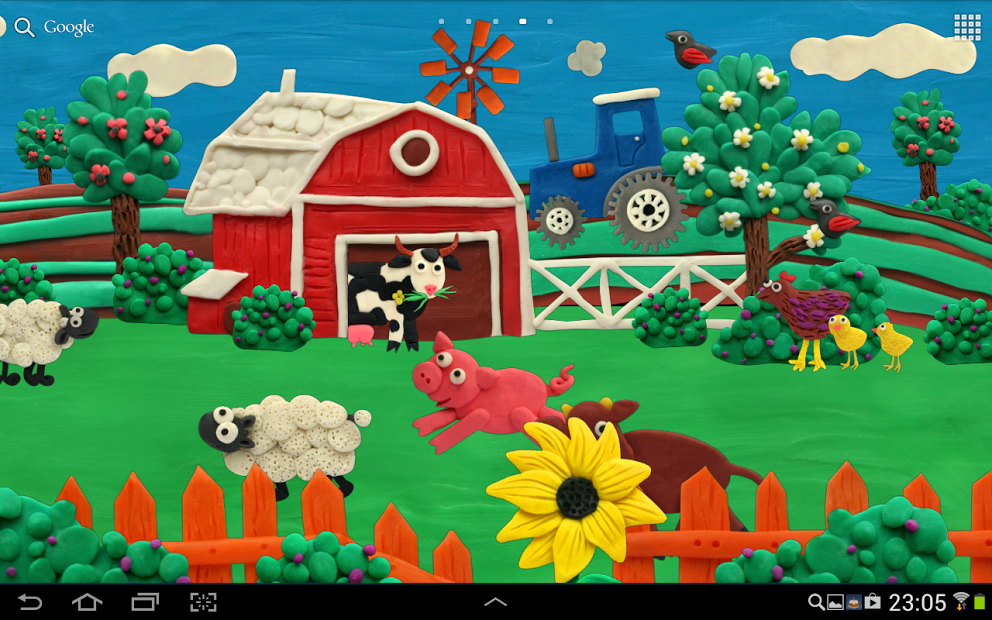 Plasticine Farm Live wallpaper