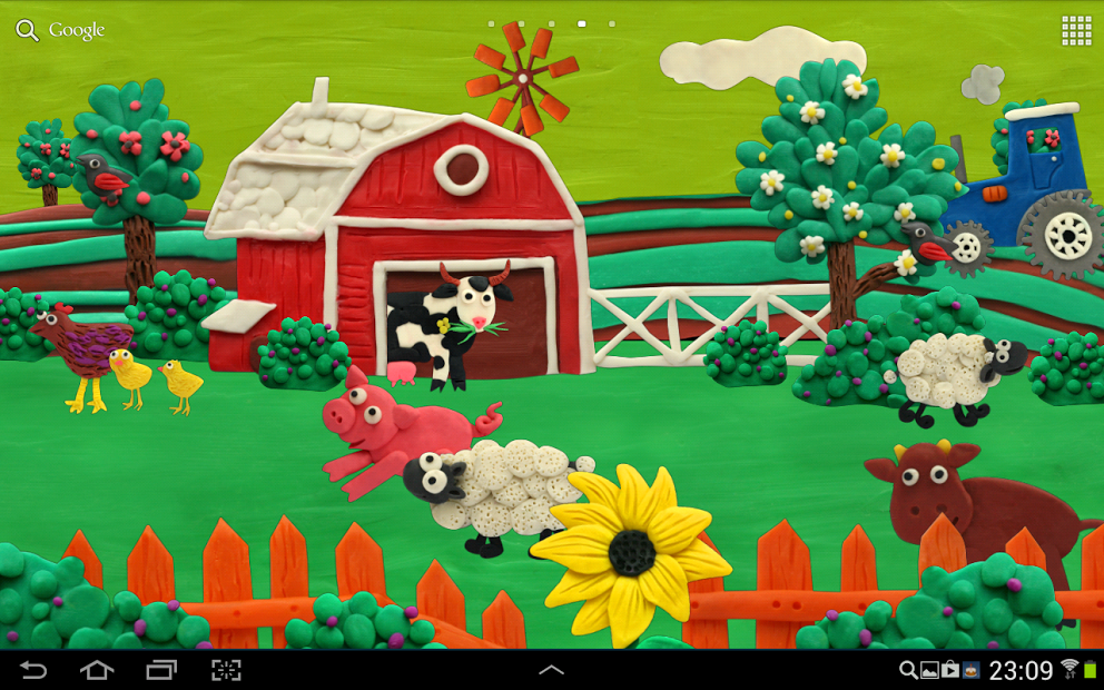 Plasticine Farm Live wallpaper