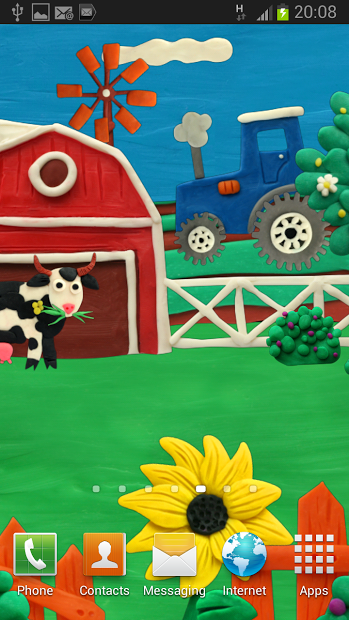 Plasticine Farm Live wallpaper