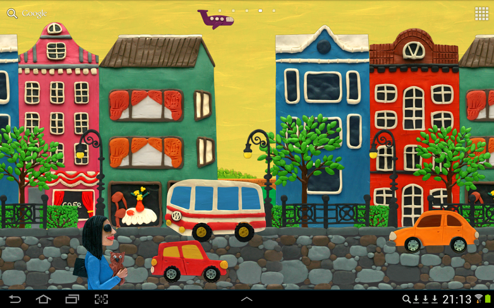 Plasticine town Live wallpaper