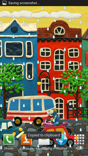 Plasticine town Live wallpaper