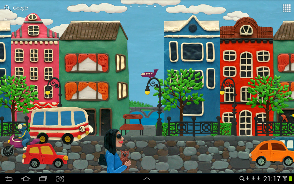 Plasticine town Live wallpaper