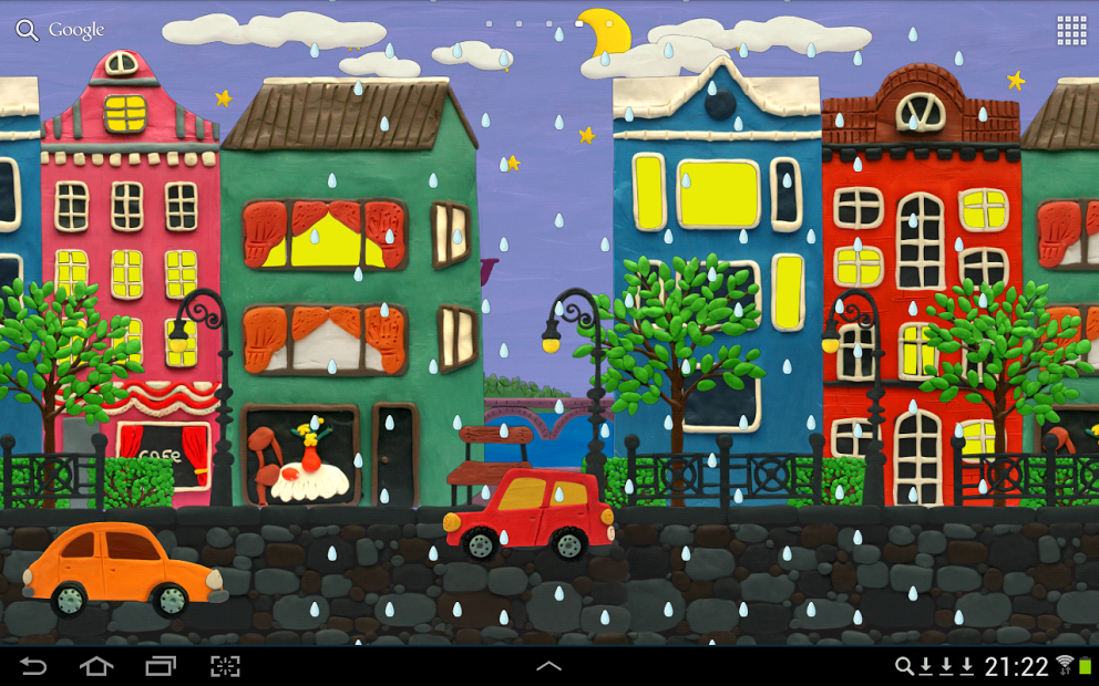 Plasticine town Live wallpaper