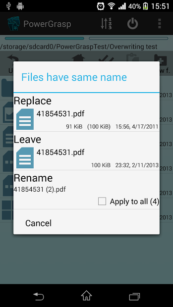 PowerGrasp file manager