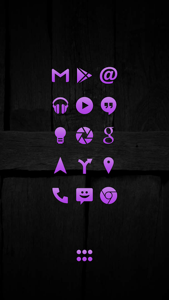 Purple Go Apex Nova Icon Theme