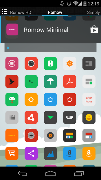 Romow Minimal ADW Nova Apex