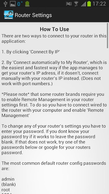 Router Settings Pro