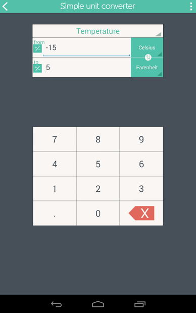 Simple Unit Converter