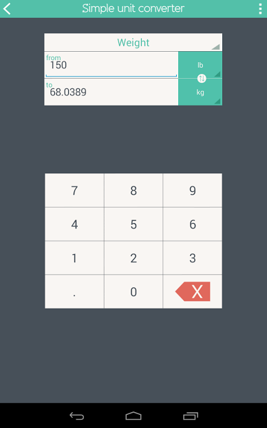 Simple Unit Converter