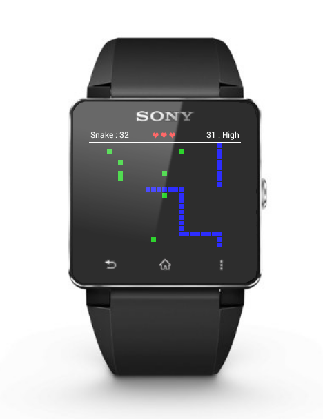 SmartWatch 2 Snake