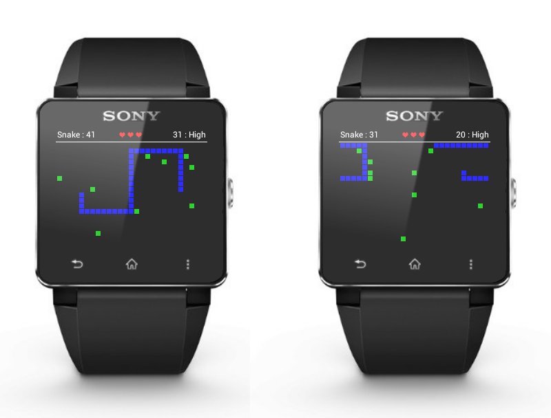 SmartWatch 2 Snake