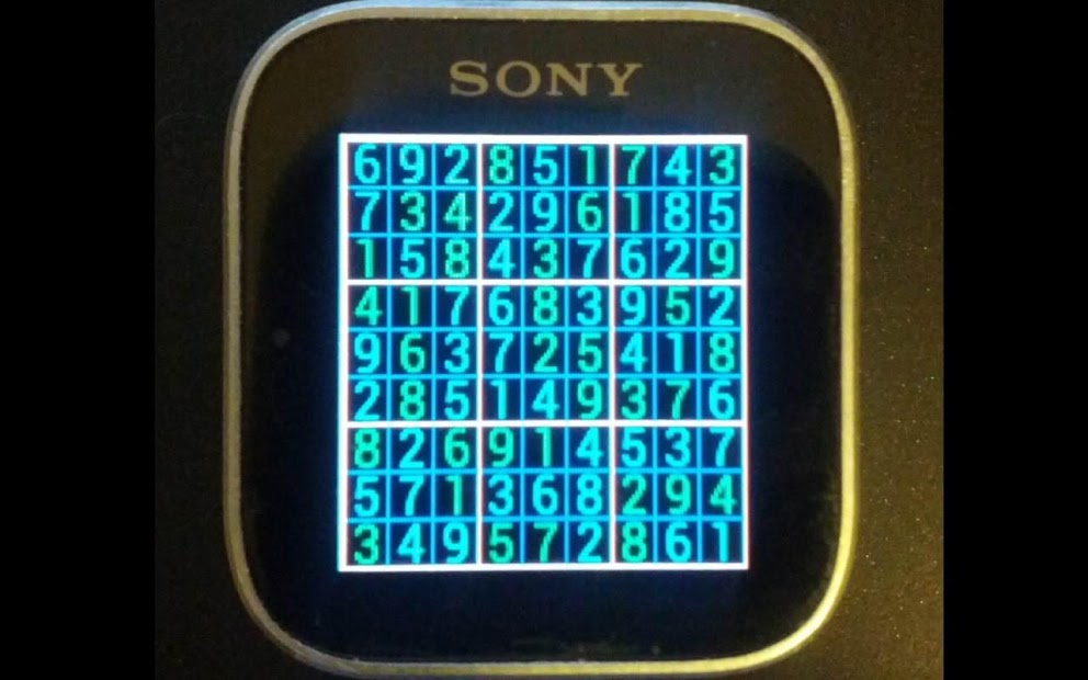 Sudoku for SmartWatch