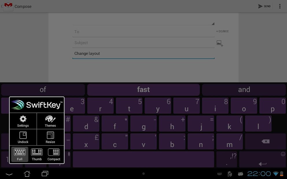 SwiftKey Tablet (Legacy)