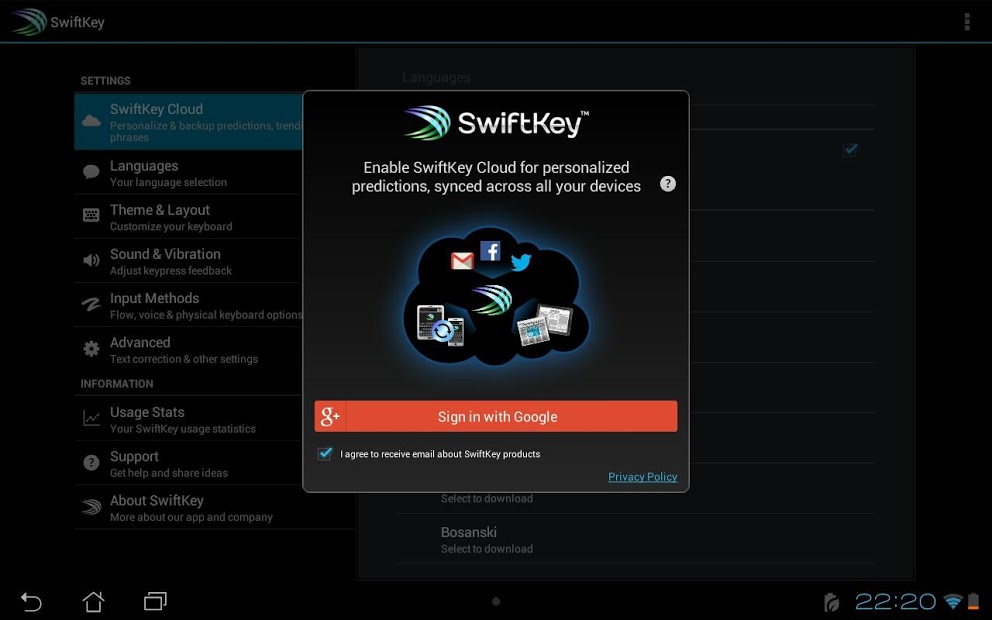 SwiftKey Tablet (Legacy)