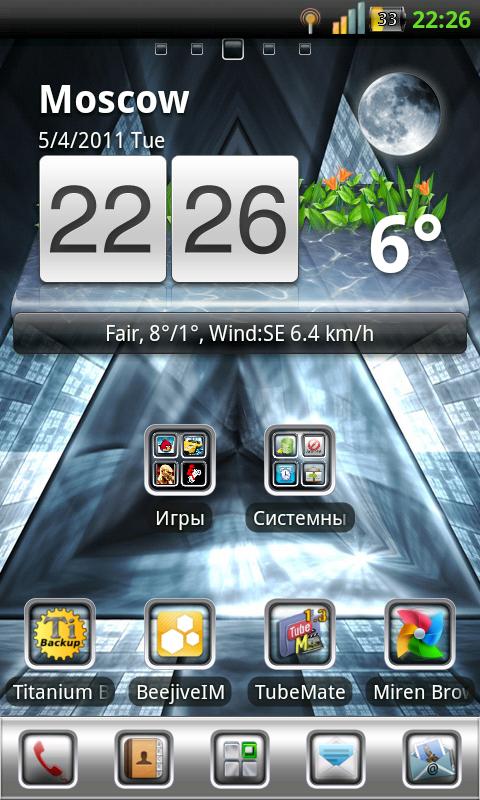 GO Launcher Theme White Metal