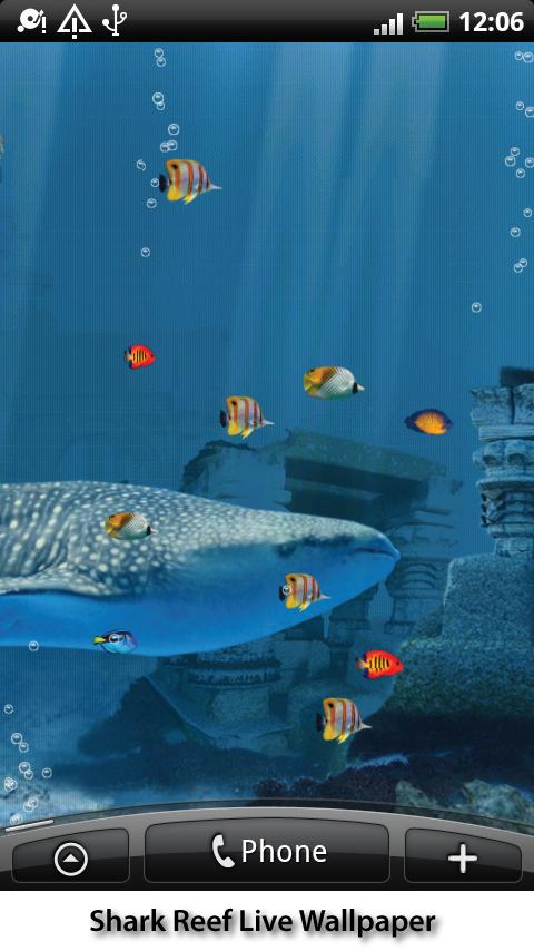 Shark Reef Live Wallpaper