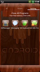 Mahogamy Wood GO Launcher EX