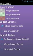 Floating Widget