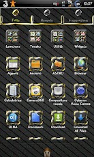 GoldFrame Theme GO Launcher EX