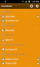 QuickNotes - Secure Notes App