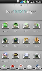 Silver Go Launcher EX theme