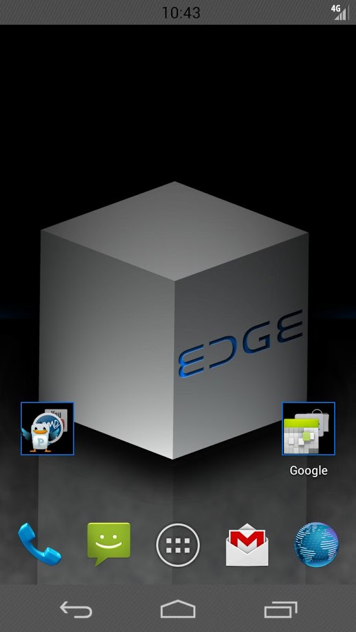 CM10 / CM9 Theme BLUE EDGE