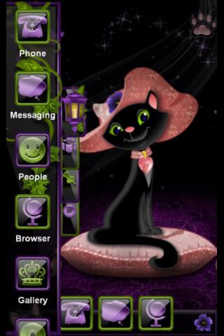 TSF Shell Theme Black Kitty