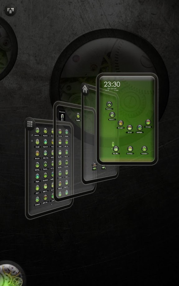 TSF Shell Theme EventGlassG HD